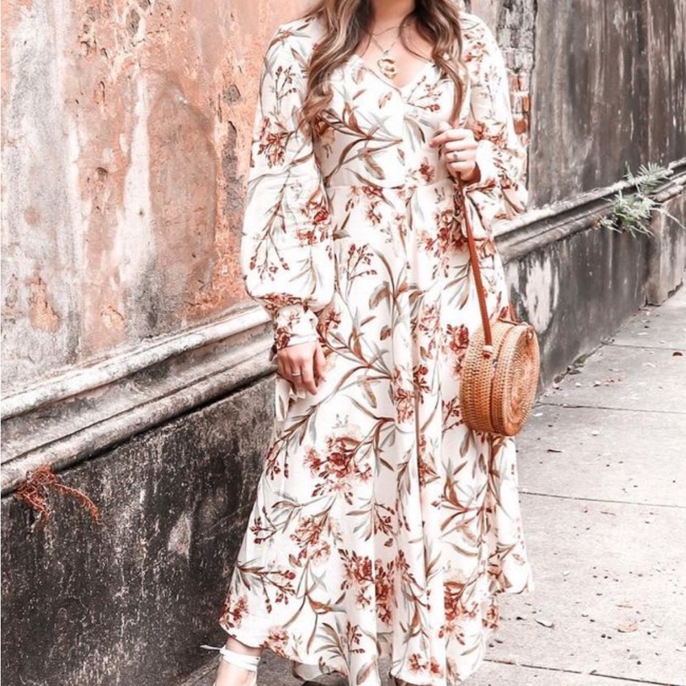 H&M floral dress size 4 & only worn once